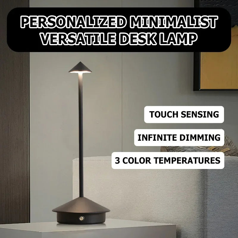 GGbingo Rechargeable LED Table Light Wireless Desk Night Bedside