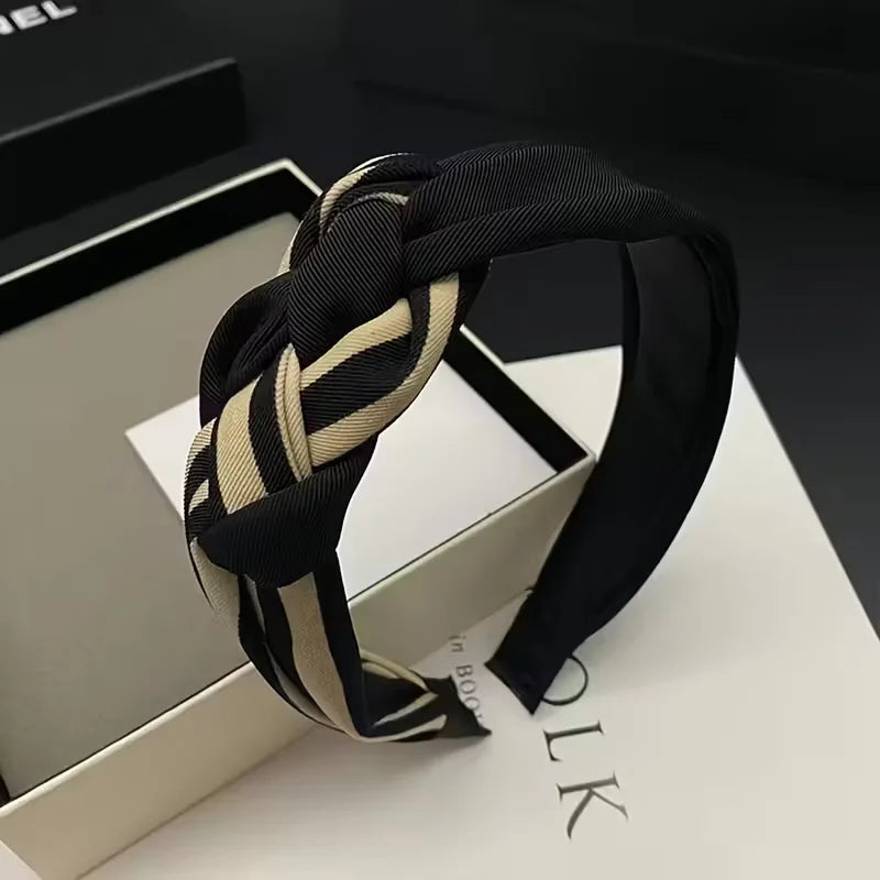 Knitted headband, anti-slip headband, daily wear, face washing, makeup, skin care hair band