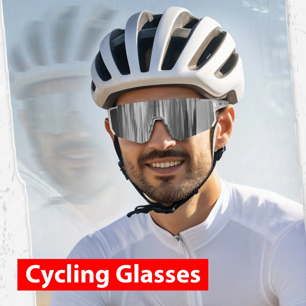 Scvcn New Outdoor Cycling Sunglasses Men Road Driving Bike