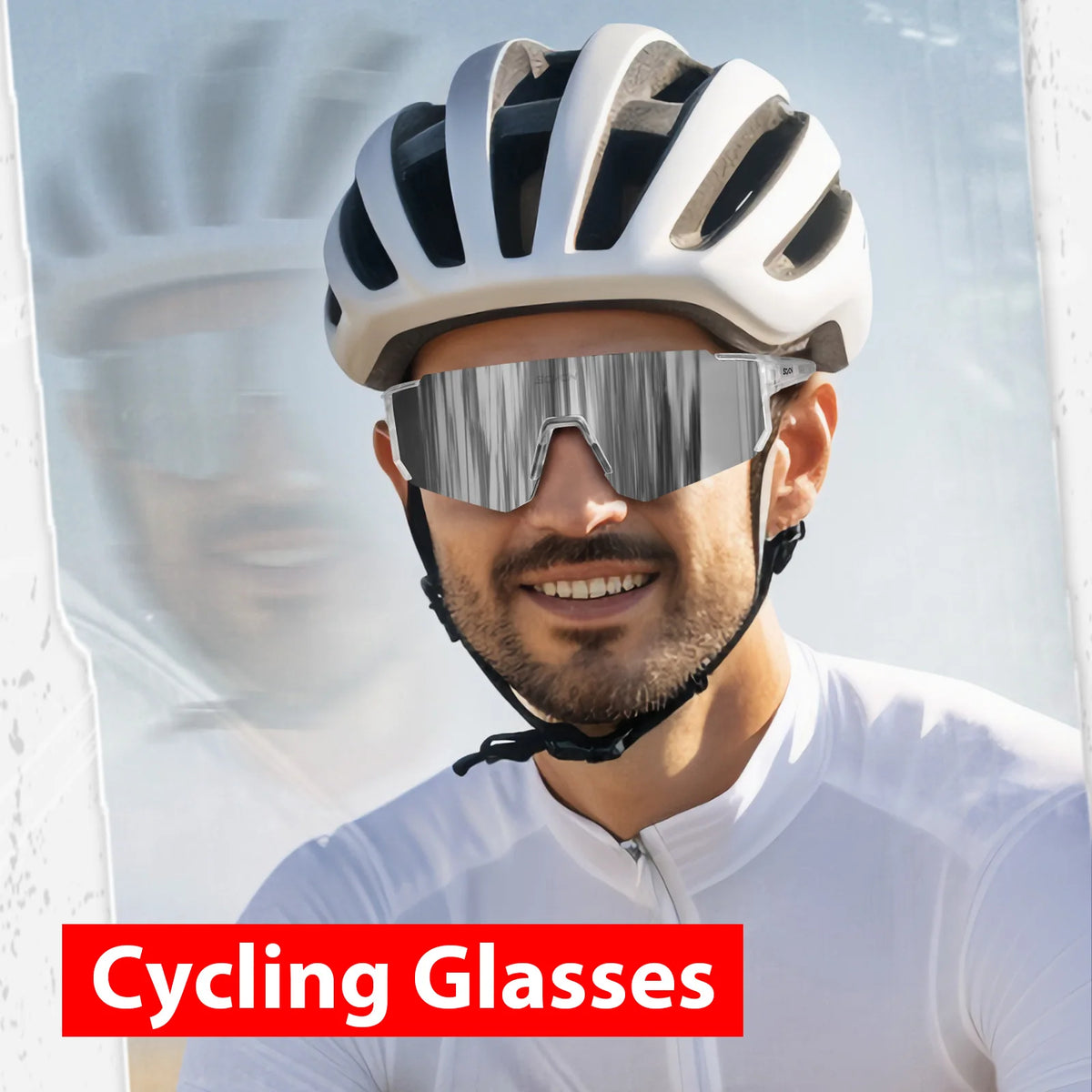 Scvcn New Outdoor Cycling Sunglasses Men Road Driving Bike
