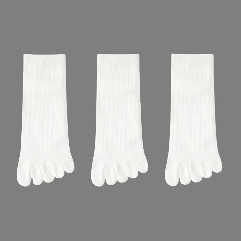 1/3/5 Pairs Mens Five Finger Socks Breathable Ankle Short Socks Thin Cotton Toe Socks with Separate Fingers Fashion Sports Socks