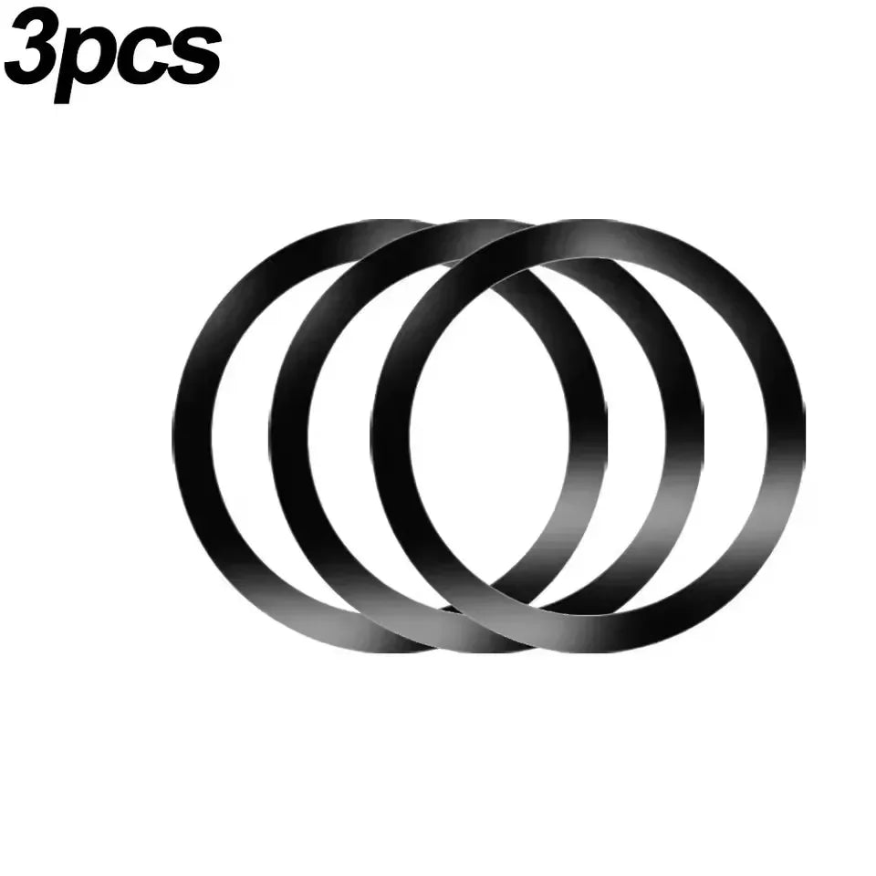 10/5/1PCS Thin Magnetic Metal Plate Ring For Magsafe Wireless Charger Iron Sheet Sticker Magnet Car Phone Holder Universal