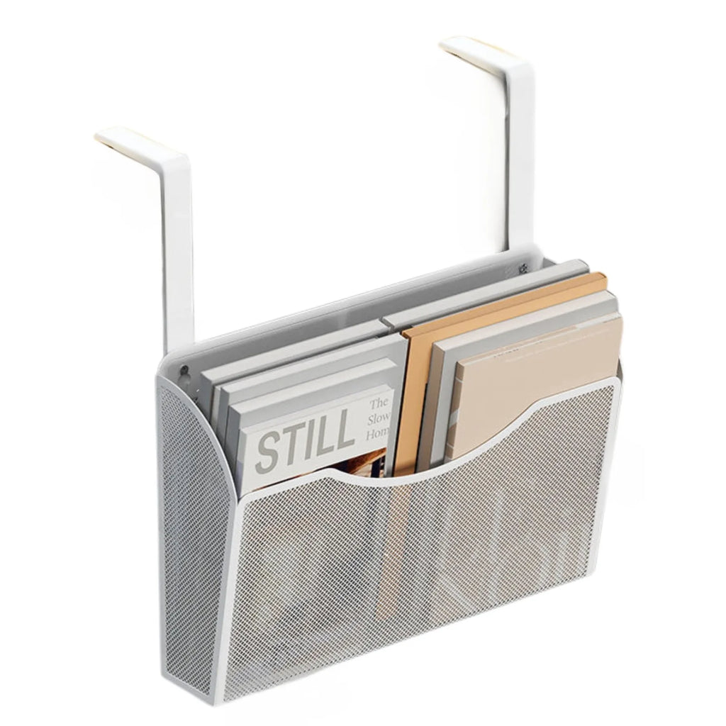Simple Clip-On Desk Organizer - Magazine & Book Hanging Shelf | Quick and Hassle-Free Setup | Upgrade Your Study Space
