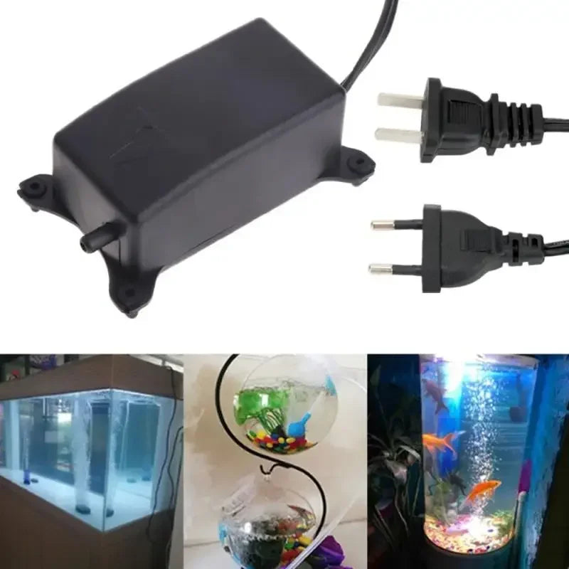 Ultra Mini Air Pump Fish Tank Low Noise Oxygen Pump  Powerful Aquarium Compressor Aquarium Accessories