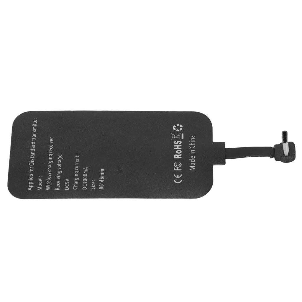 Type-C Wireless Charger Universal Ultra-Thin Wireless Charging Receiver Pad Includes Magnetic Charging Cable