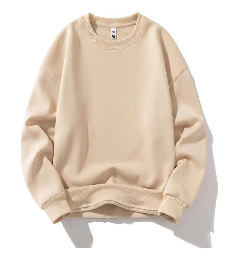 Customizable Thick Sweatshirt for Man Women Plain Hoodie Sweater Autumn Winter Fleece Sweatshirts Logo Original Design