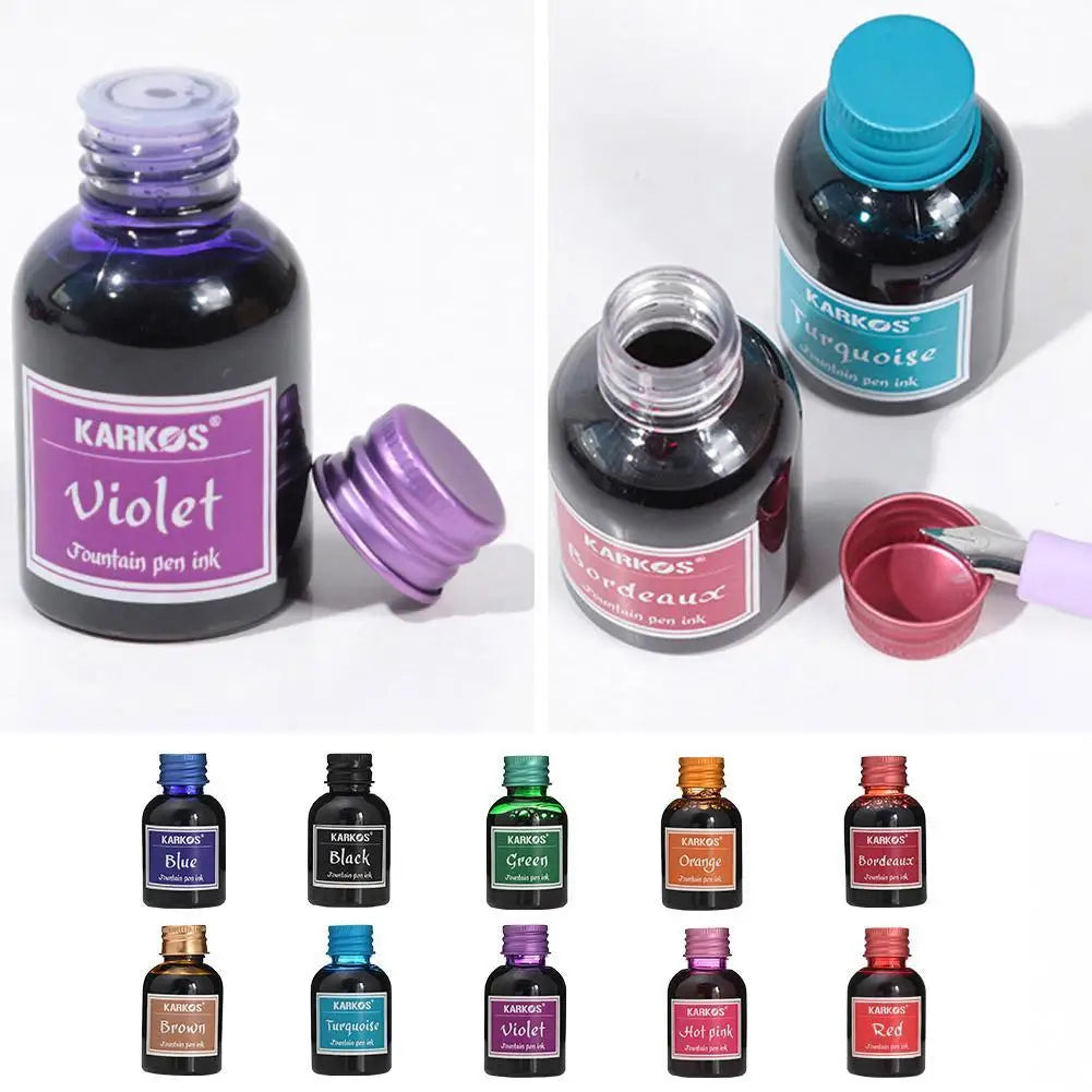 Pure Colorful Fountain Pen Ink Universal Refill Ink Stationery