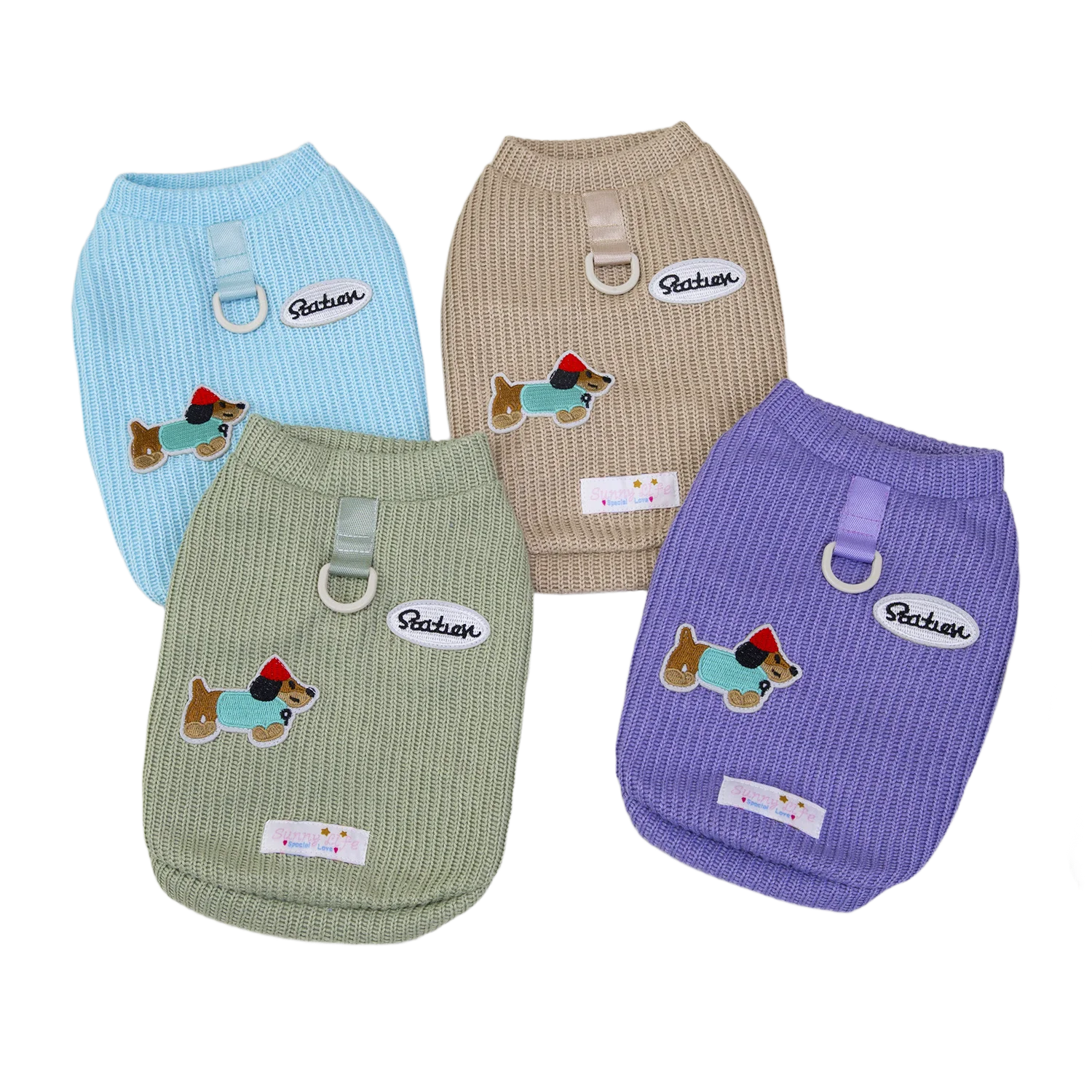 Dog Sweater for Small Dogs, Knitted Pullover Pet Apparel Winter Puppy Clothes for Chihuahua Yorkie