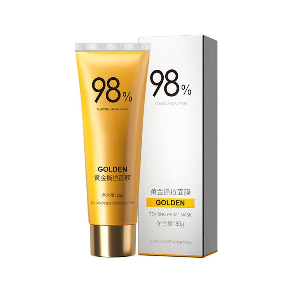 Gold Peel off Face Mask Gentle Oil Control Face Mask Moisturizing Purify Pores Facial Mask Removes Dirt Tearing Mask Skin Care