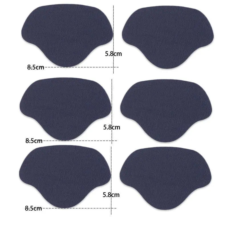 Heel Repair Patches Anti-Wear Heels Protectors Self-Adhesive Heels Pads Suitable for a variety of shoes 6Pcs/18Pcs