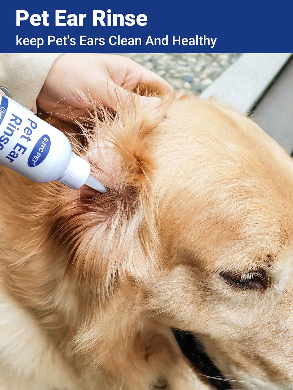 Ear Cleaner Drops for Cats Dogs Gentle Earwax Removal Mite Prevention with Hypoallergenic Formula 120ml Safe Ear Rinse Solution