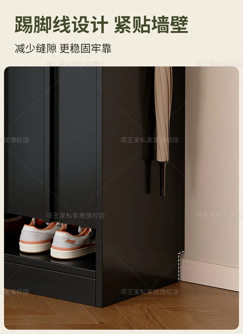 Living Room Storage Shoe Cabinet Hallway Entrance Wooden Modern Shoe Cabinet Black White Zapatero Organizador Furniture Home
