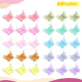 Glitter Mini Butterfly Hair Claw Clips for Girls
