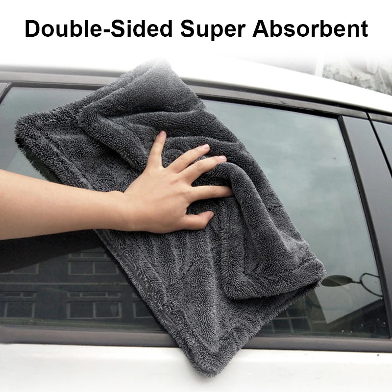 SEAMETAL 1200GSM Microfiber Car Wash Towel Super Absorbent Auto