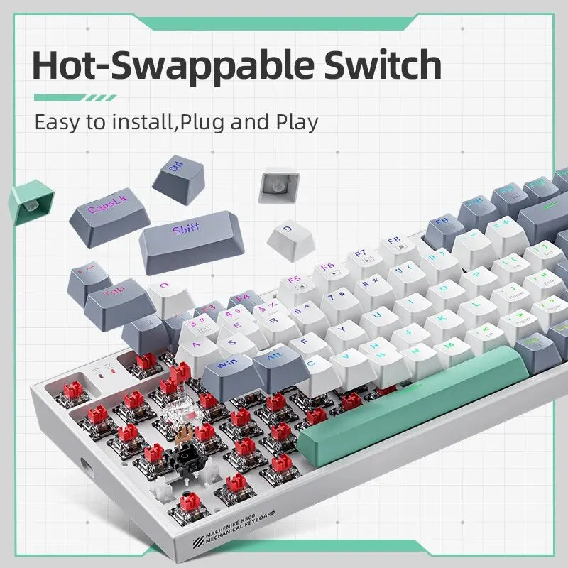 Machenike K500 Mechanical Keyboard Wired Gaming Keyboard K500-B94