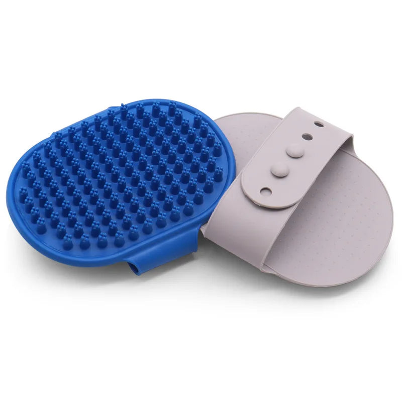 Silicone pet bathing brush