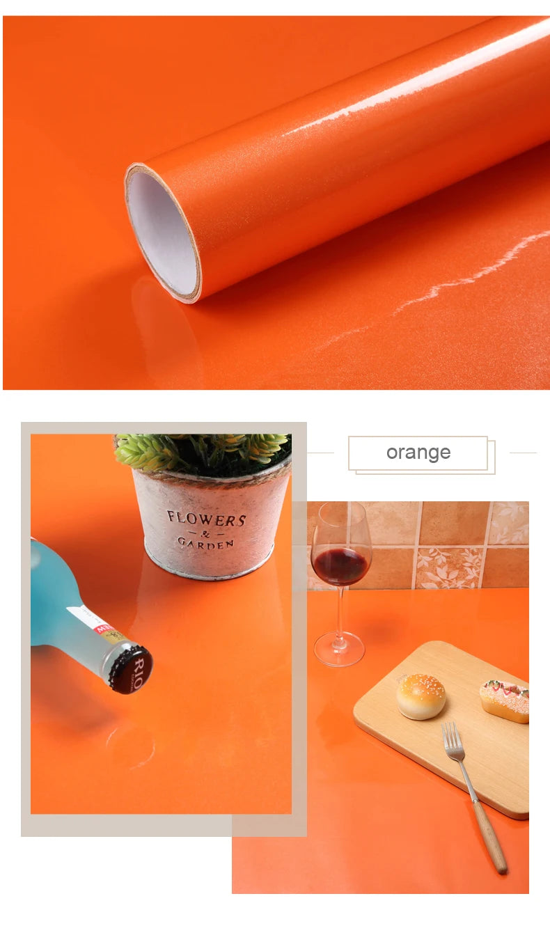PVC DIY Waterproof Oil-proof Wall Stickers Self-Adhesive Marble Wallpaper Cabinets Countertop Bathroom Desktop Renovation Films