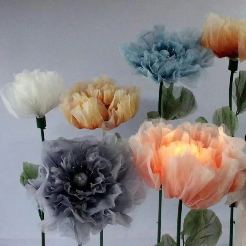Automatic mechanical silk flowers
