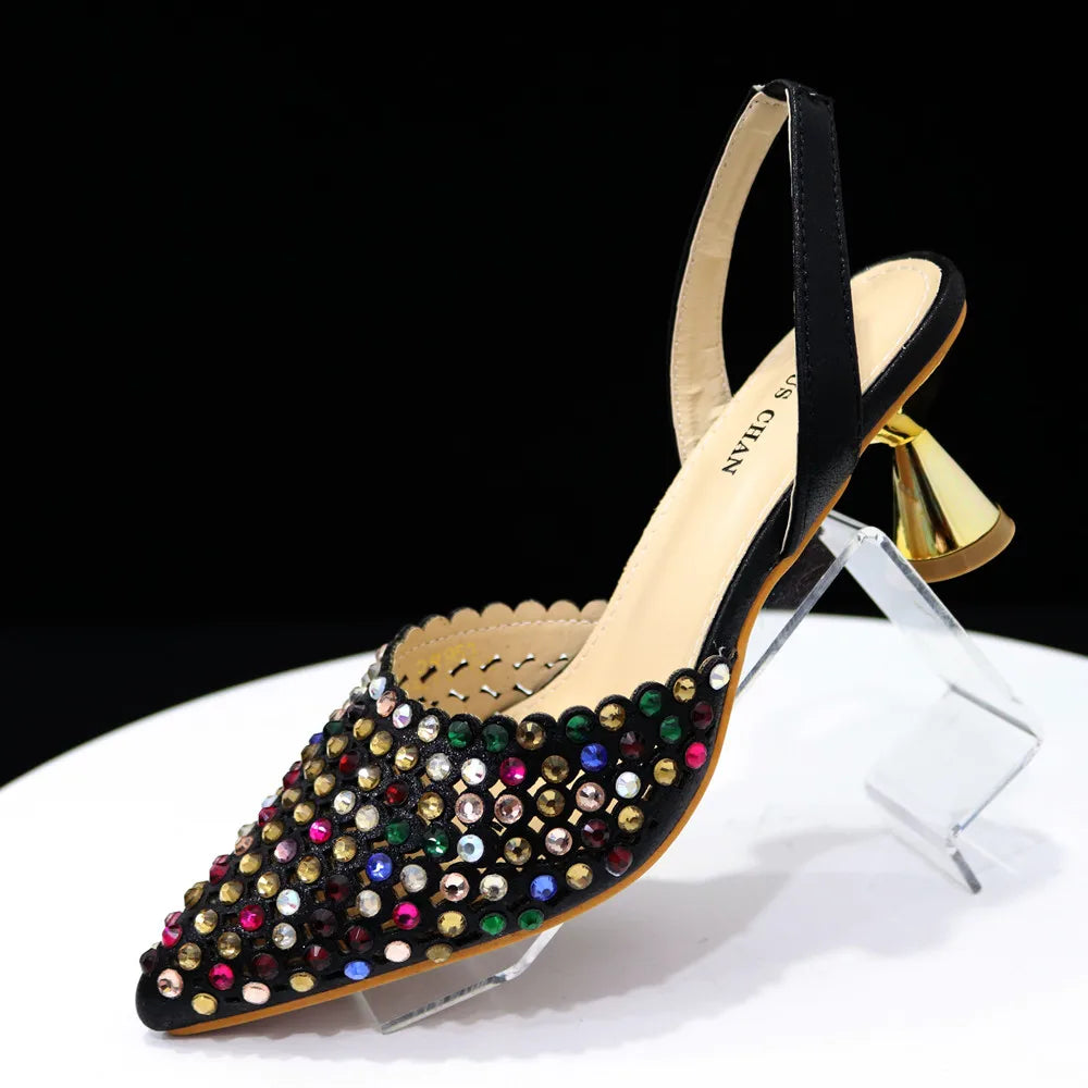 Venus Chan New INS High-Heeled Pointed Toe Wedding Shoes
