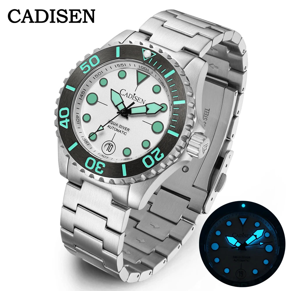 Cadisen AQUA Diver New Brand Luxury Men Watches Automatic