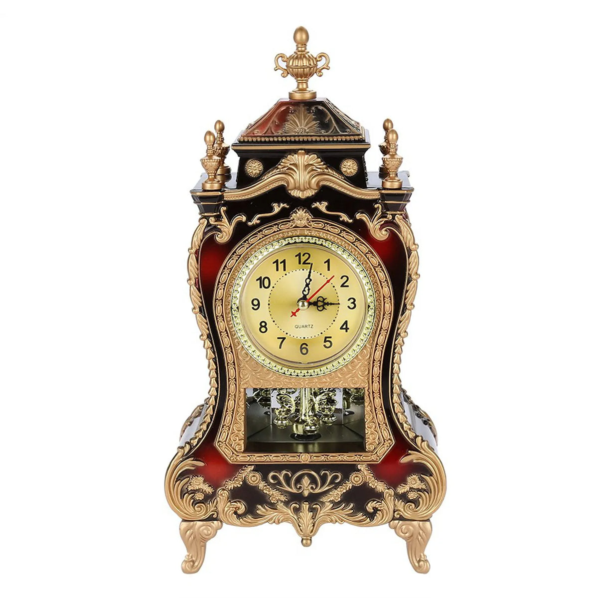 Vintage Desk Clock Vintage  Plastic Table Clock Antique Home Hotel Decorative Desk Alarm Clocks Vintage Table Clock