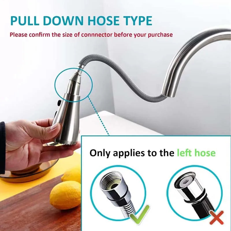 3 Modes Sink Kitchen Basin Pull Out Faucet Aerator Sprayer Nozzle Shower Head Bubbler Water Saving Kitchen Bathroom Tap Aerator