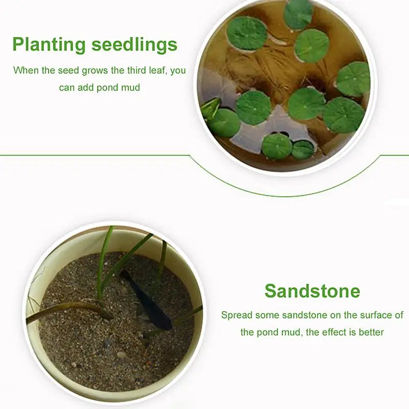 200g River Pond Mud Mud Lotus Pond Mud Flower Fertilizer Bowl Lotus Water Lotus Special Aquatic Plants Nutrition Soil