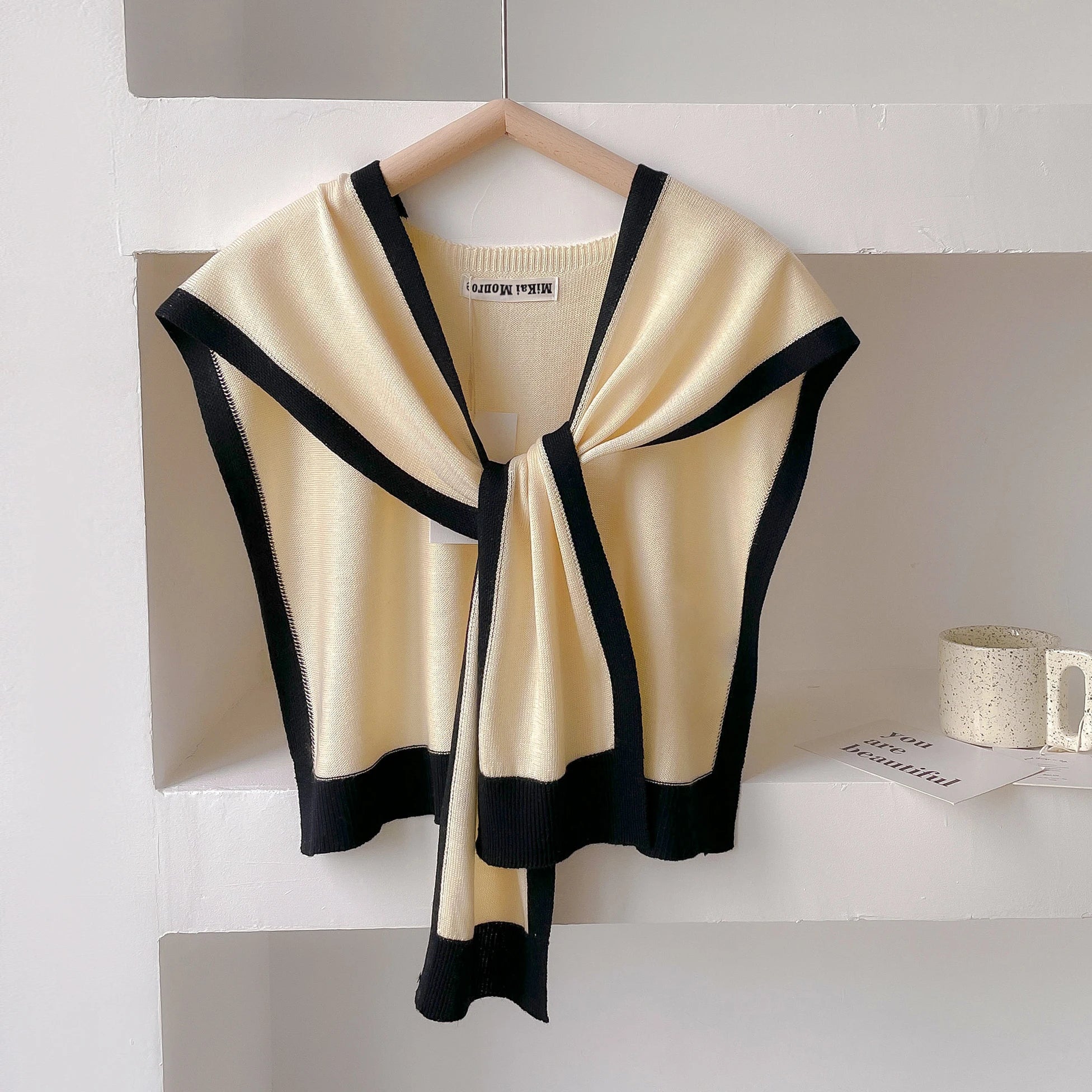 2025 Spring And Autumn Knitted Shawl With Summer Office Air-Conditioned Room Neck And Shoulder Scarf Casual Fashion Outdoor