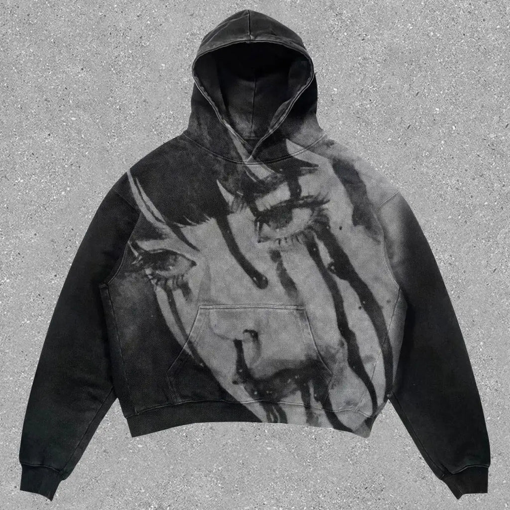 Plus Size Graphic Regular Male Hoodie Overfit Y2k Clothes High Quality Korean Style Pastel Color Cotton Men's Hooded Sweatshirt
