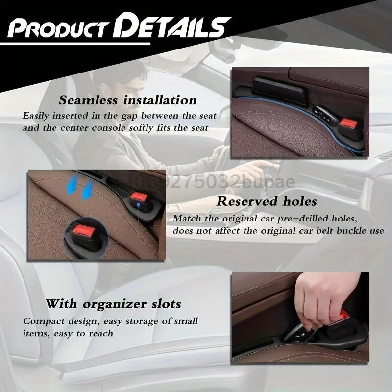 Car Seat Gap Filler Storage Strips