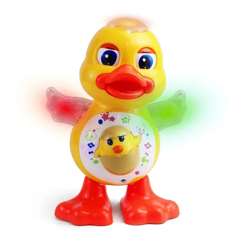 Electric Dancing Duck Toy Interactive Musical Animal with Flashing