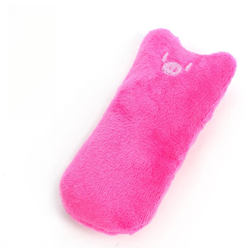 Catnip Cat Pillow Toy - Funny Pet Chew Claw Molar Toy for Kittens - Soft Cute Interactive Plaything