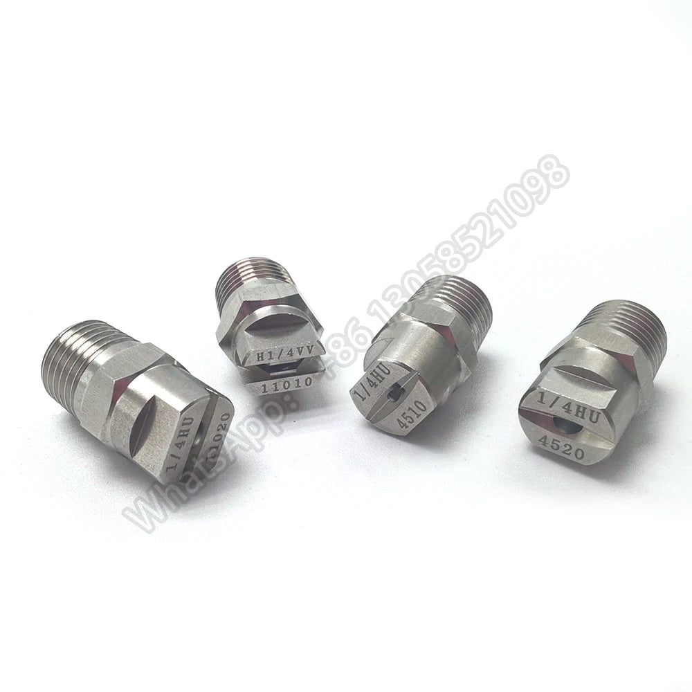 1/4‘’40/50 degree HVV HU Flat Fan Nozzle V e j e t Standard High Impact Stainless Steel Nozzle