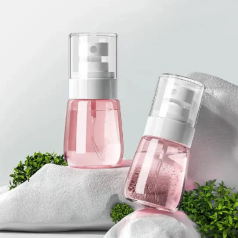 2Pack Refillable Spray Bottles 1oz/30ml Alcohol Atomizer Mini Fine Mist Liquid Containers for Skin Care Makeup Travel Accessorie