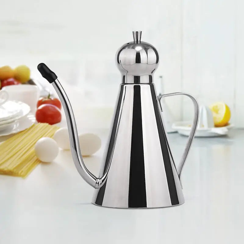 Condiment Storage Container Stainless Steel Olive Oil Vinegar Dispenser Seasoning Condiment Bottles Kitchen Accessories