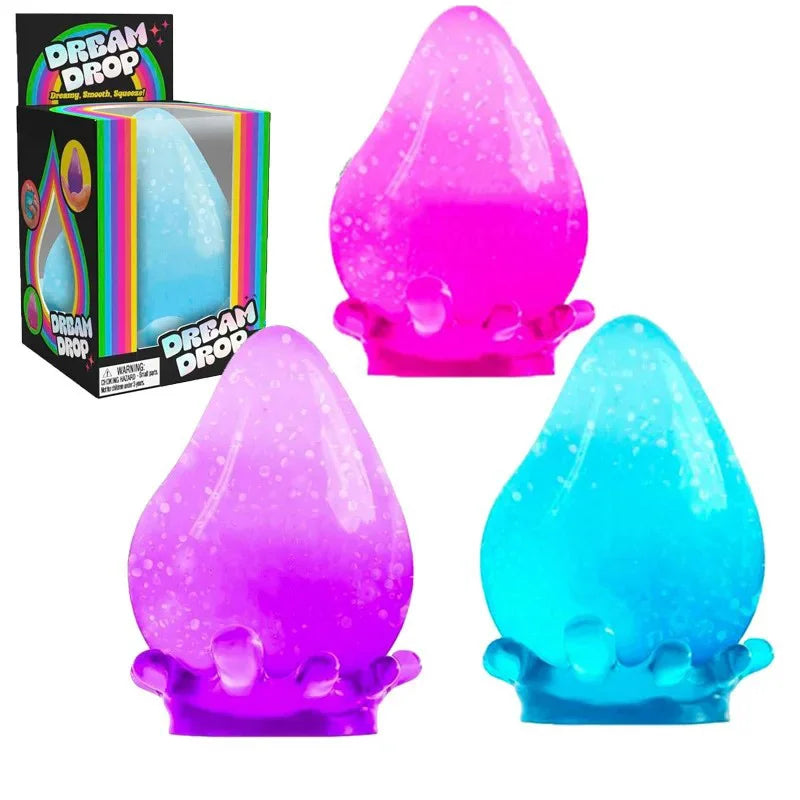 Ultra Big Water Droplet Pinching With Base Handmade Squeezing Silicone Pressure Relief Slow Decompression Rebound Kneading Gift