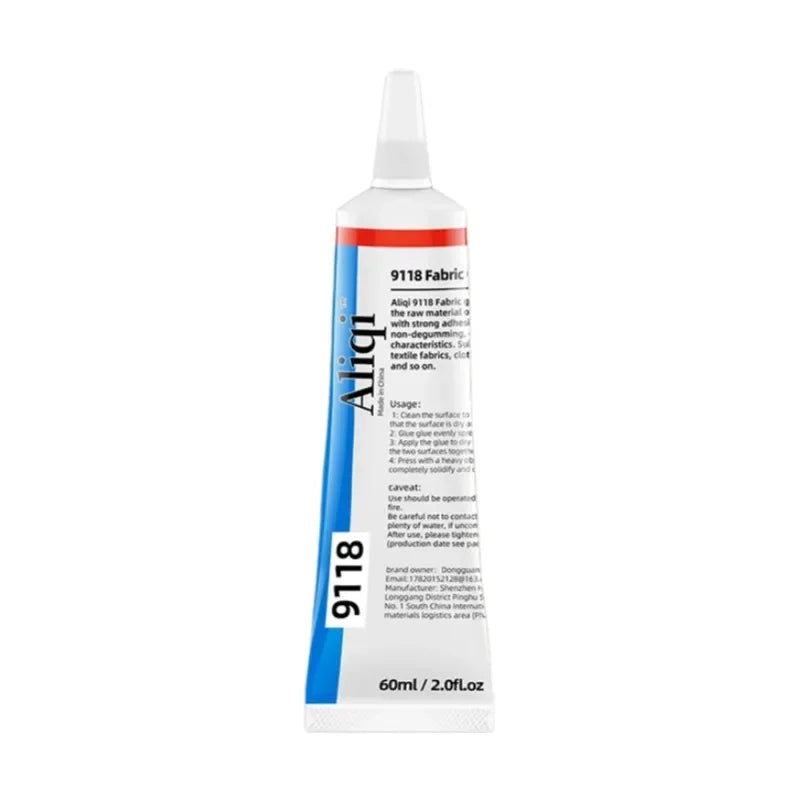 Strong Fabric Glue Transparent Odorless Quick Dry Fabric Patching Glue Multipurpose Waterproof Fabric Sewing Glue Repair Tool