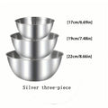 Stainless Steel Mixing Bowls Set Large Salad Bowl Dough