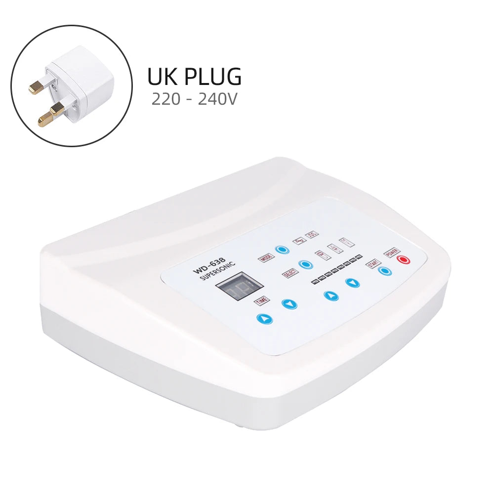 3In 1 RU-638 Ultrasonic Facial Machine Spot Tattoo Removal Anti Aging Ultrasound Facial Body Massage Skin Care Beauty Instrument