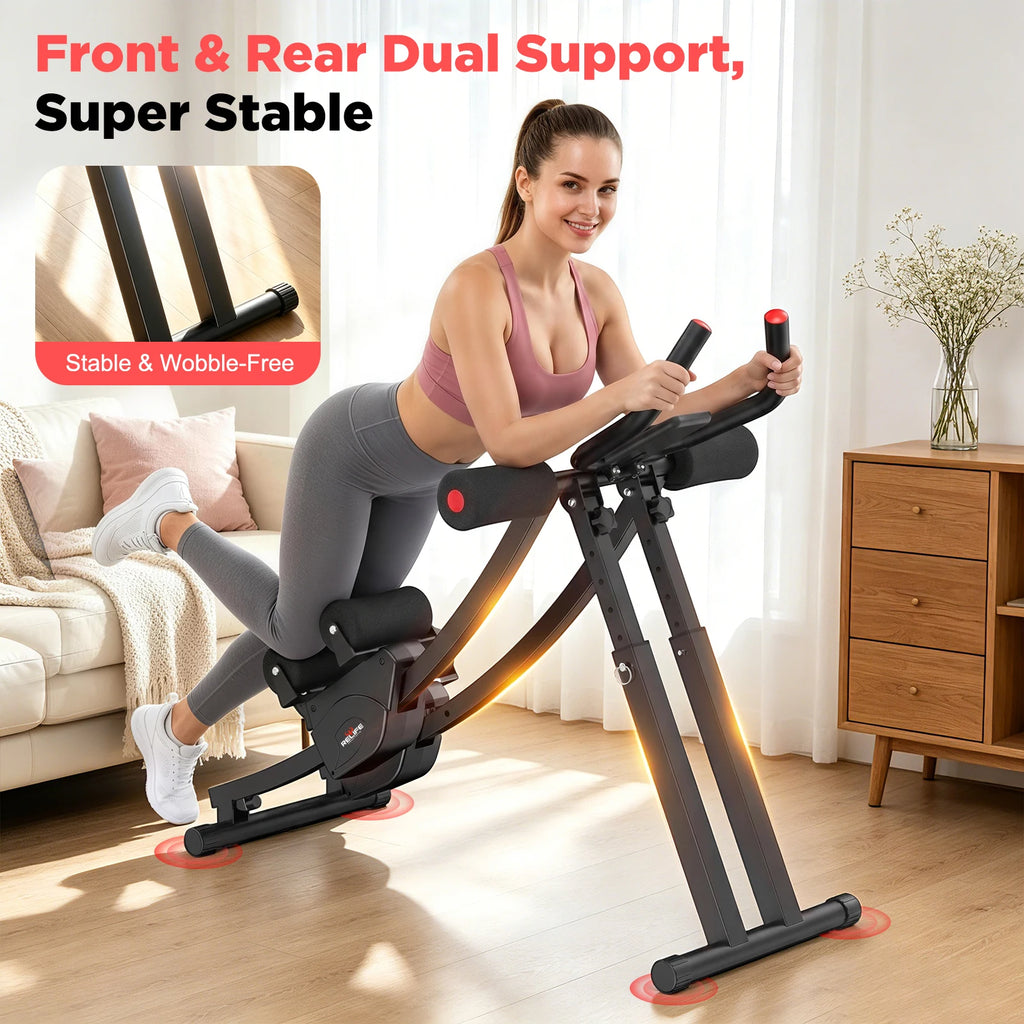 Relife Sports Dual Split‑Track Ab Machine