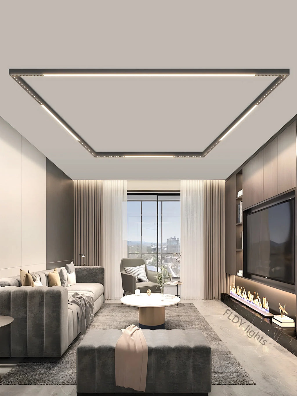 Modern led ceiling lamp Nordic balcony porch bedroom entrance
