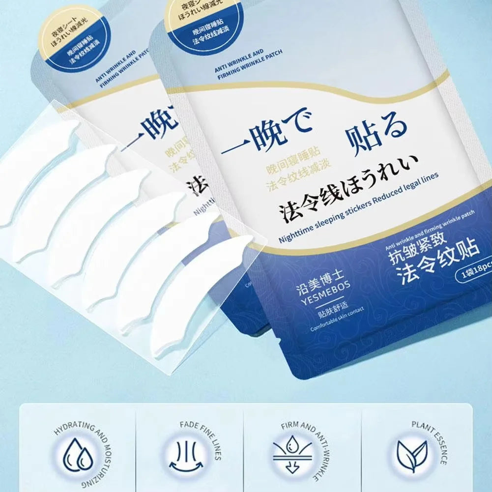 Collagen Wrinkle Remove Patch Retinol Fade Fines Lines Lift Tighten Skin Mask Korean Anti-aging Moisturizing Skin Care Patch