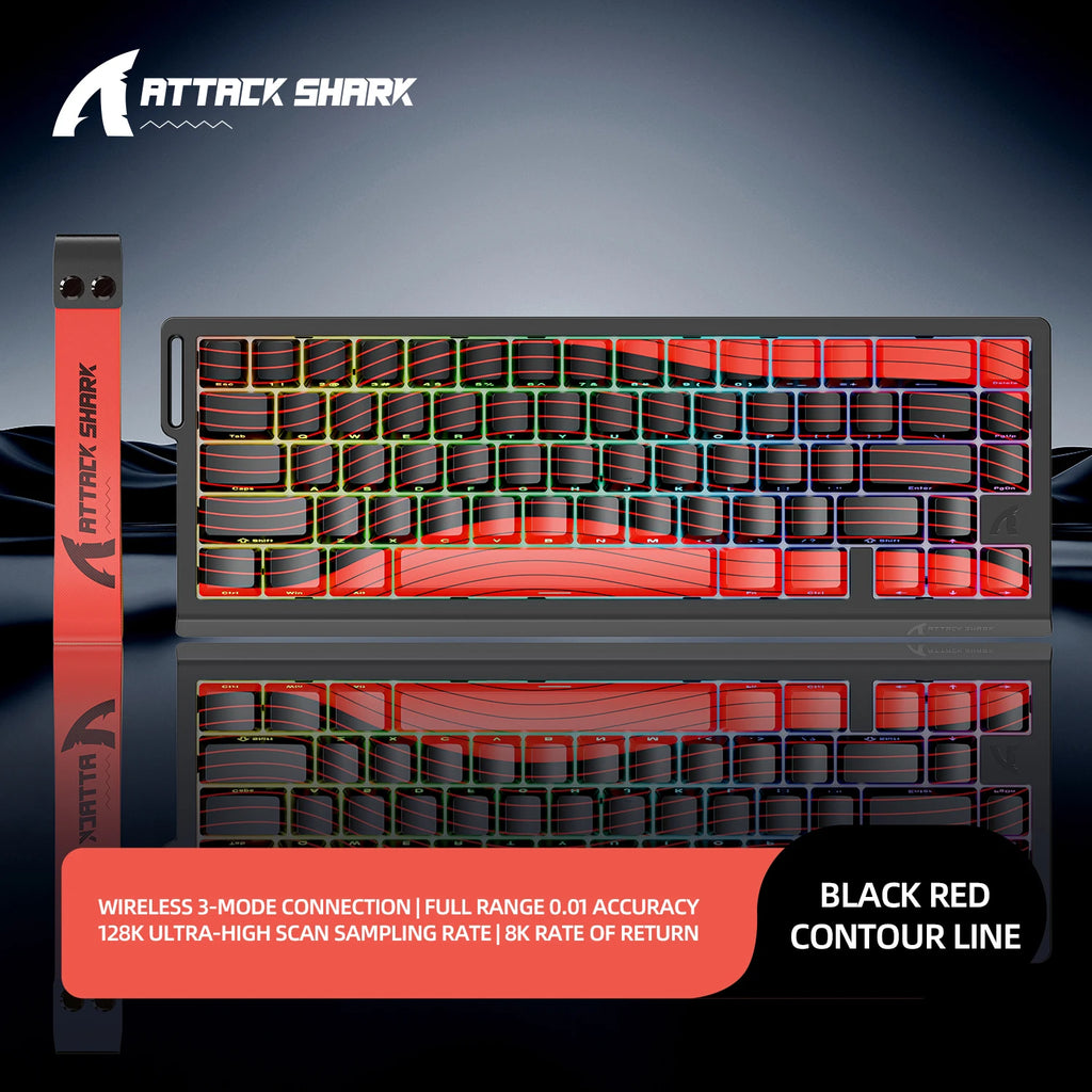 ATTACK SHARK X68HE X68Pro He Magnetic Mechanical Keyboard for