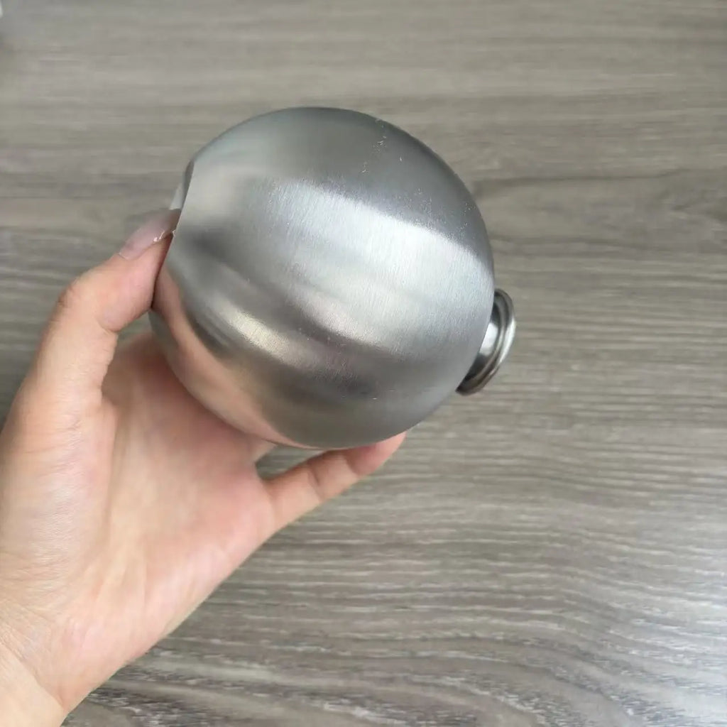 Portable Stainless Steel Pet Water Bottle with Foldable Silicone Bowl for Dogs and Cats Outdoor Walking Hiking Travel Use