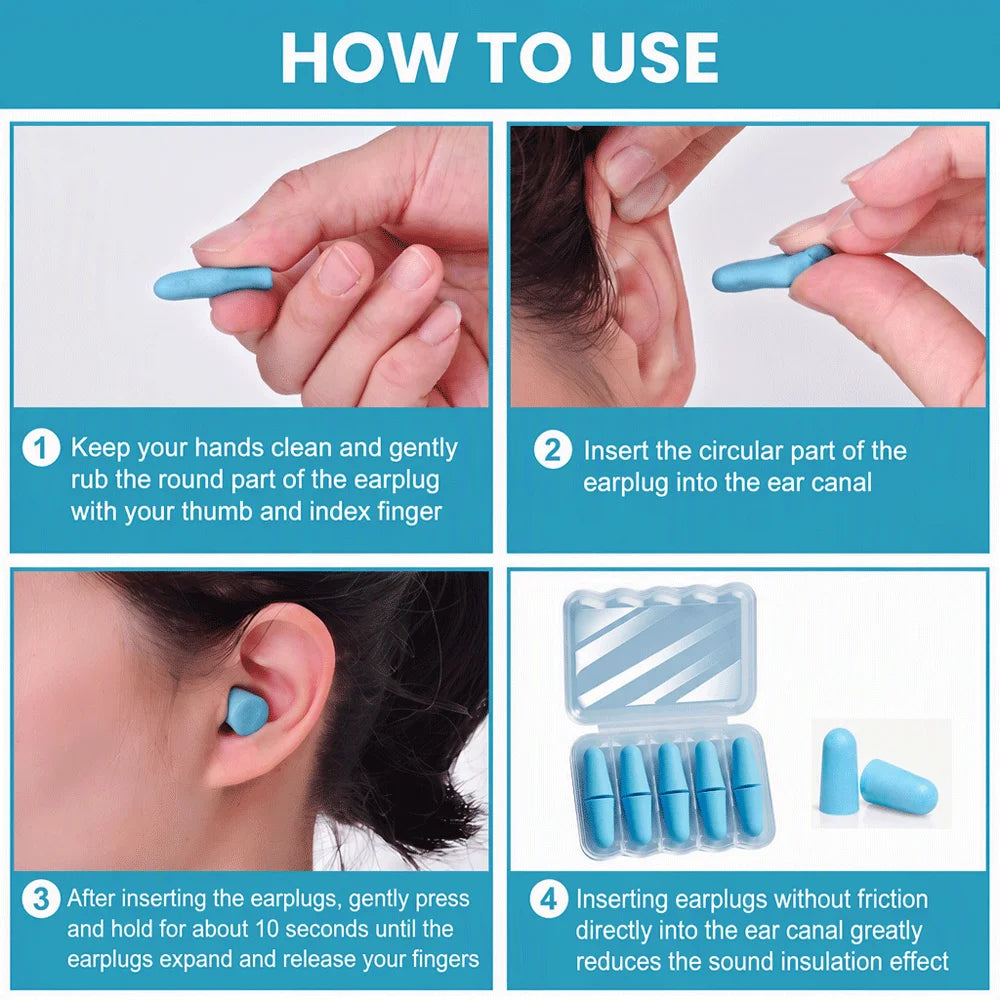 Ultra Soft Foam Earplugs