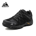 HIKEUP Men's Hiking Shoes Suede Leather Outdoor Shoes Wear-resistant