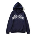 Y2K Zip-Up Hoodie Gothic