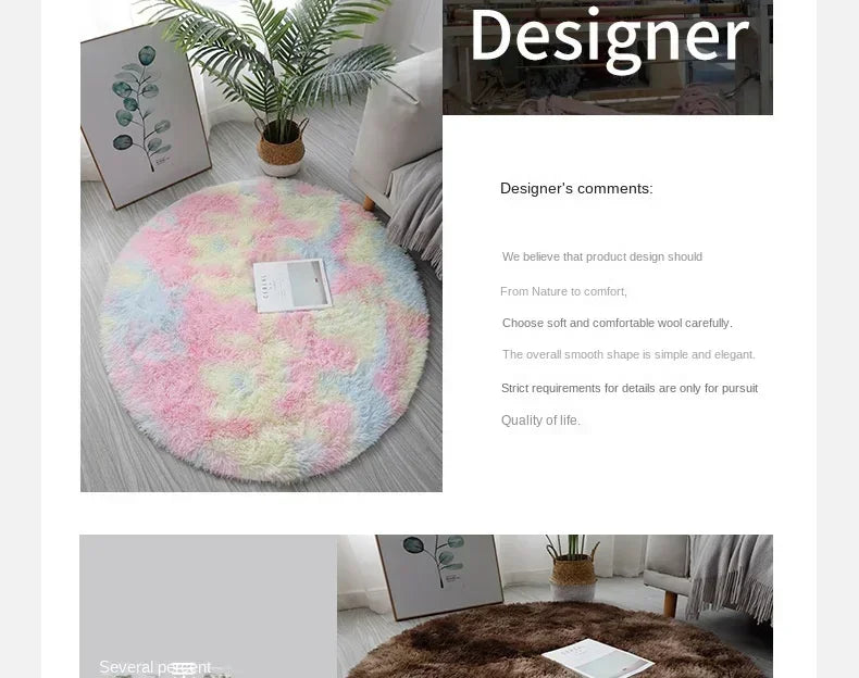 VIKAMA Simple Pink Girly Heart Plush Carpet Bedroom Bed Blanket Room Full Of Easy To Care Carpet Cute Princess Carpet Home Decor