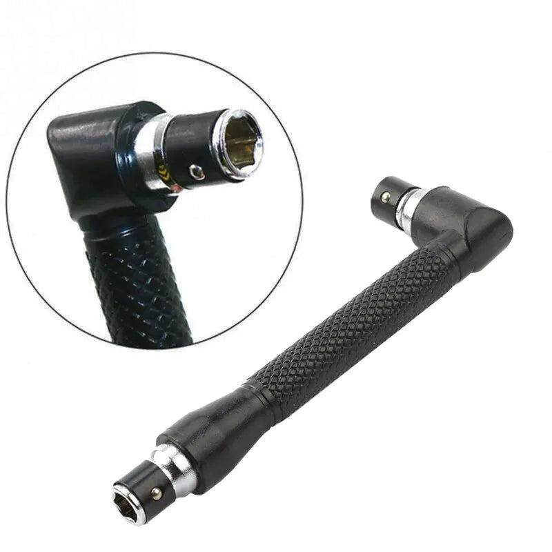 Mini Double-Ended L-Socket Wrench 6.35mm 90° Right Angle