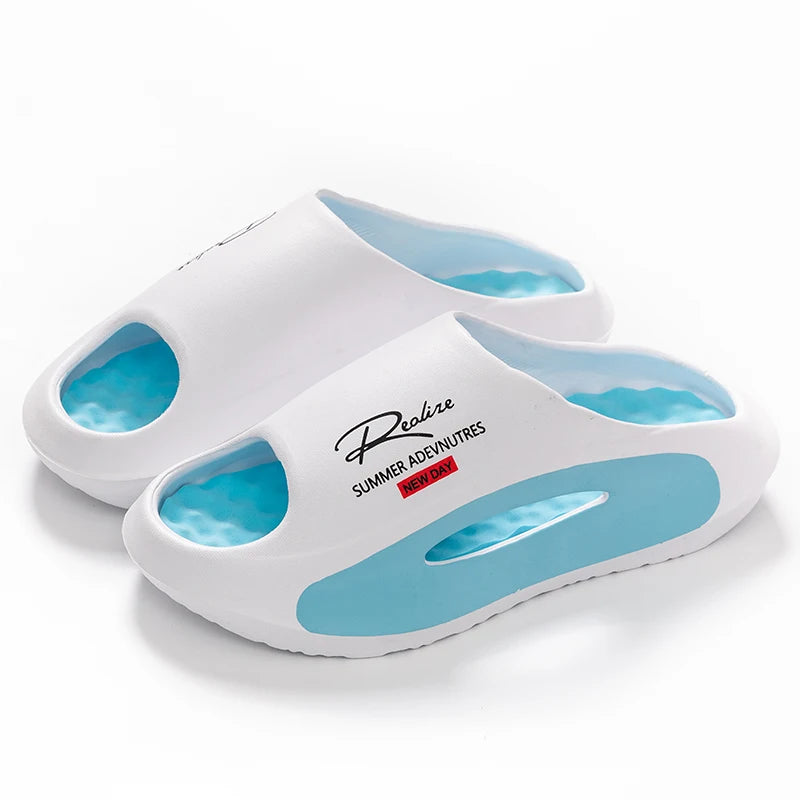 Summer Men's Massage Slippers Indoor Outdoor Sandals Beach Men